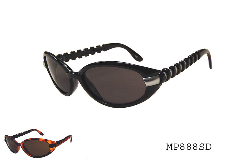 A pair of stylish sunglasses from APTCINC, model MP888SD, featuring a modern design suitable for ladies' fashion. The frame is sleek and elegant, making it a fashionable accessory for various outfits.