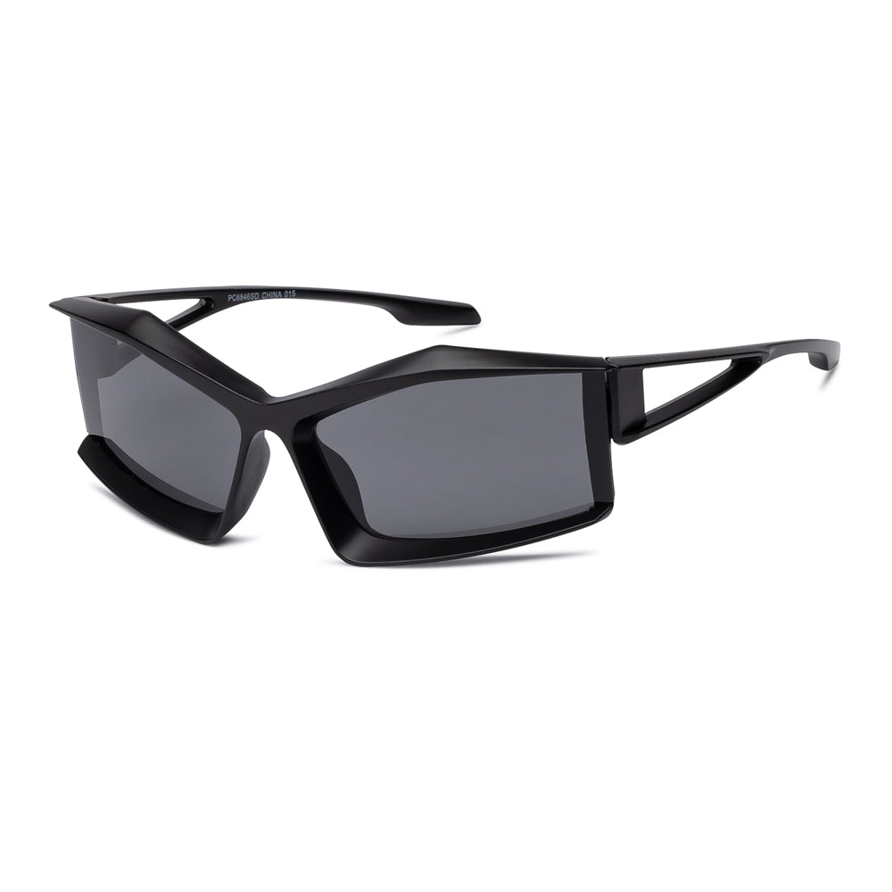 
                  
                    A stylish pair of wrap-around sunglasses from the SUNGLASS collection by APTCINC, model PC6846SD. The design features a sleek frame suitable for both sports and fashion, making it a versatile accessory for men. The sunglasses are showcased against a neutral background, highlighting their modern aesthetic.
                  
                