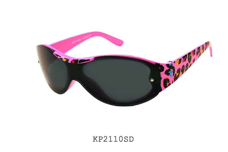 A pair of stylish sunglasses designed for girls, featuring a vibrant frame and tinted lenses. The sunglasses are part of the APTCINC collection and are labeled for a kids' fashion line.