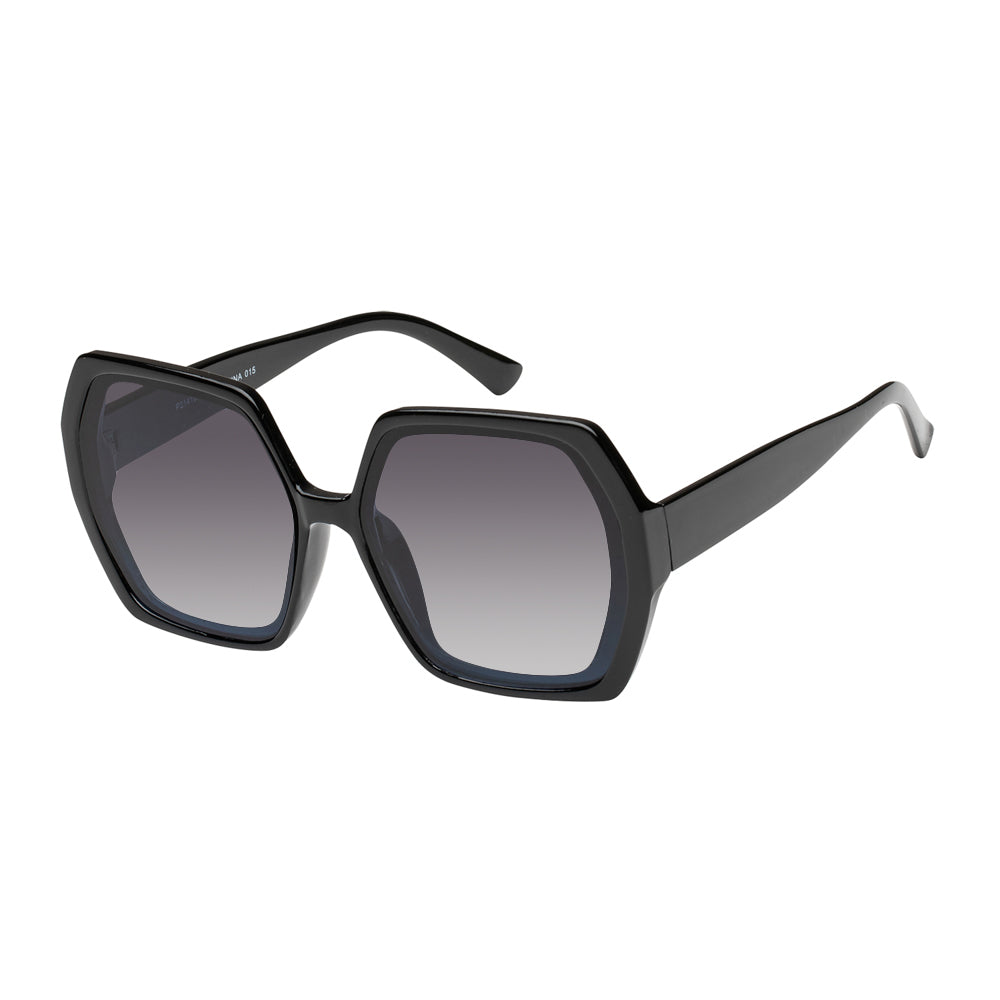 A pair of stylish sunglasses from APTCINC, featuring a modern design suitable for ladies' fashion. The frames are made of plastic, and the sunglasses are part of the 2021 collection. They are tagged for a promotional event with a discount.